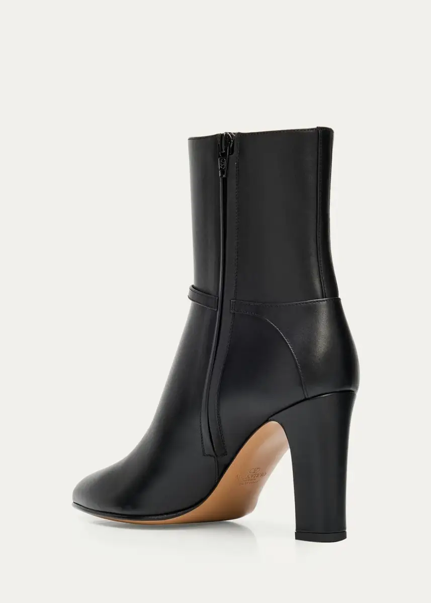 Valentino Garavani 100mm Calfskin Ankle Boots | Thumbnail 2 Valentino Garavani 100mm Calfskin Ankle Boots | Thumbnail 2