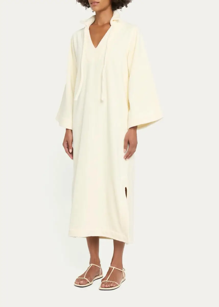 Lisa Marie Fernandez Terry Cloth Tunic Kaftan Coverup | Thumbnail 4 Lisa Marie Fernandez Terry Cloth Tunic Kaftan Coverup | Thumbnail 4
