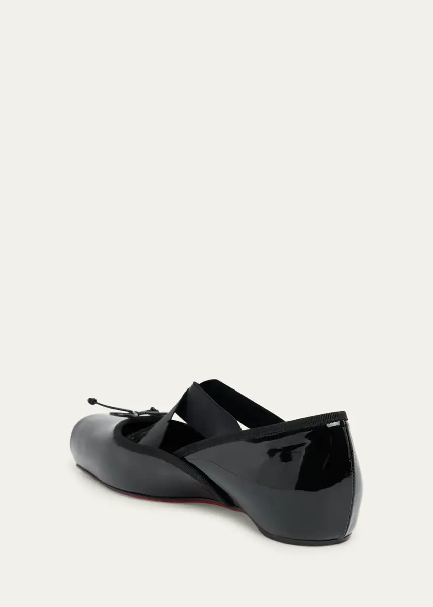 Christian Louboutin Cassiasticina Patent Leather Ballerina Flats | Thumbnail 4 Christian Louboutin Cassiasticina Patent Leather Ballerina Flats | Thumbnail 4
