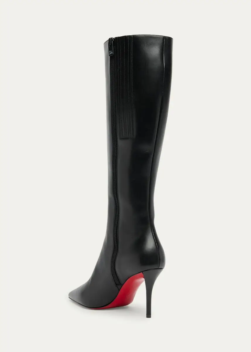 Christian Louboutin 80mm Miss Z Leather Knee-High Boots | Thumbnail 2 Christian Louboutin 80mm Miss Z Leather Knee-High Boots | Thumbnail 2