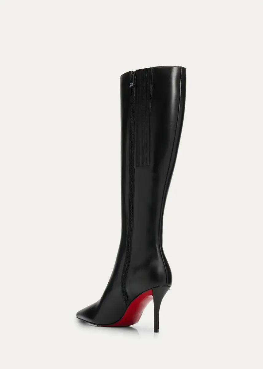 Christian Louboutin 80mm Miss Z Leather Knee-High Boots | Thumbnail 3 Christian Louboutin 80mm Miss Z Leather Knee-High Boots | Thumbnail 3