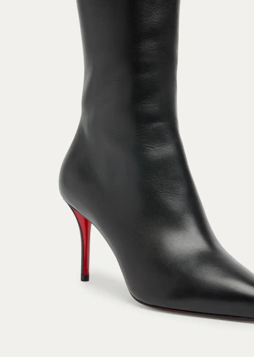Christian Louboutin 80mm Miss Z Leather Knee-High Boots | Thumbnail 4 Christian Louboutin 80mm Miss Z Leather Knee-High Boots | Thumbnail 4