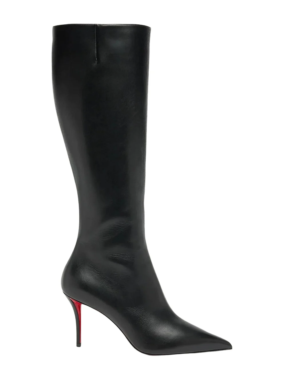 80mm Miss Z Leather Knee-High Boots