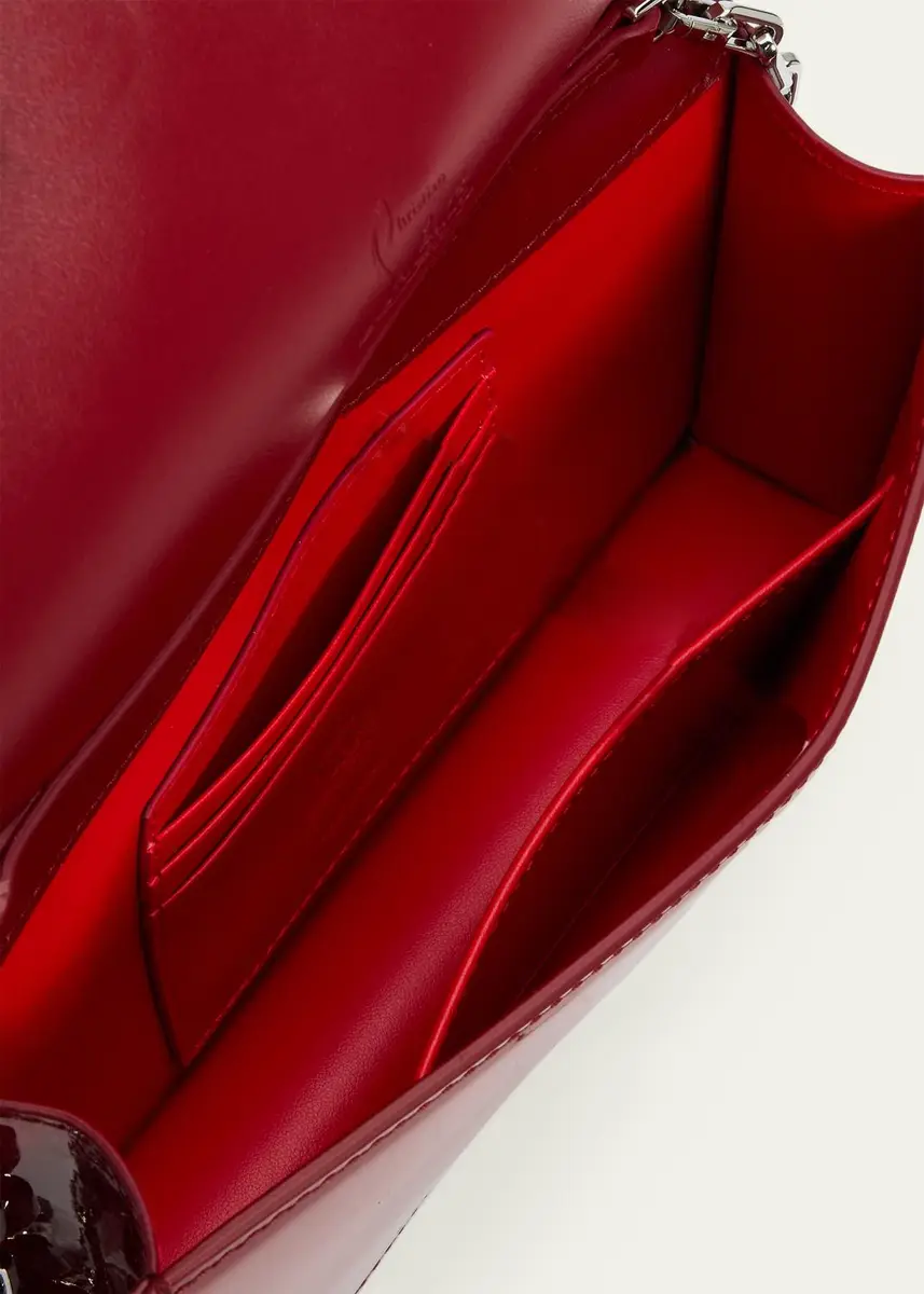 Christian Louboutin Bettina Patent Leather Clutch Bag | Thumbnail 4