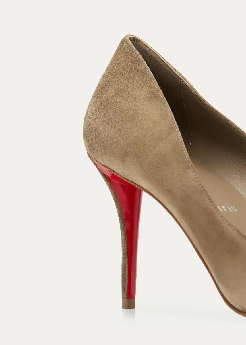 Christian Louboutin 80mm Miss Z Suede Pumps | Thumbnail 3 Christian Louboutin 80mm Miss Z Suede Pumps | Thumbnail 3