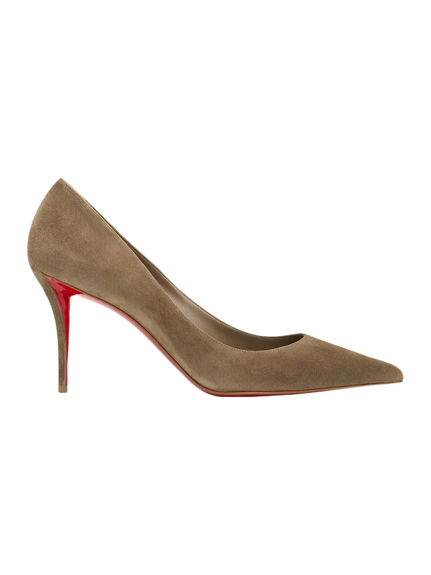 Christian Louboutin 80mm Miss Z Suede Pumps