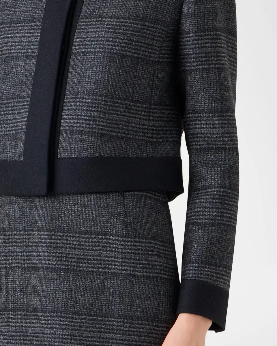 Akris Lewitt Prince of Whales Wool Short Jacket | Thumbnail 5 Akris Lewitt Prince of Whales Wool Short Jacket | Thumbnail 5