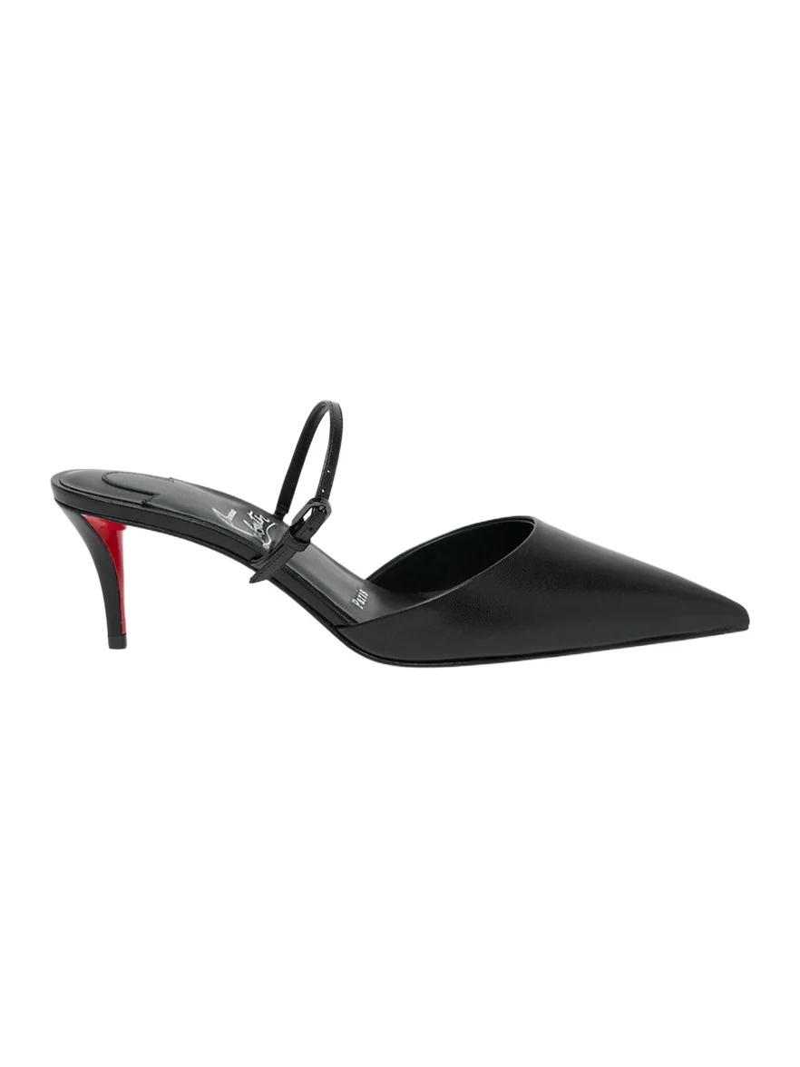 Christian Louboutin 60mm Milena Leather Mule Pumps