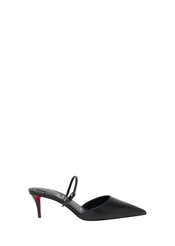 60mm Milena Leather Mule Pumps 60mm Milena Leather Mule Pumps