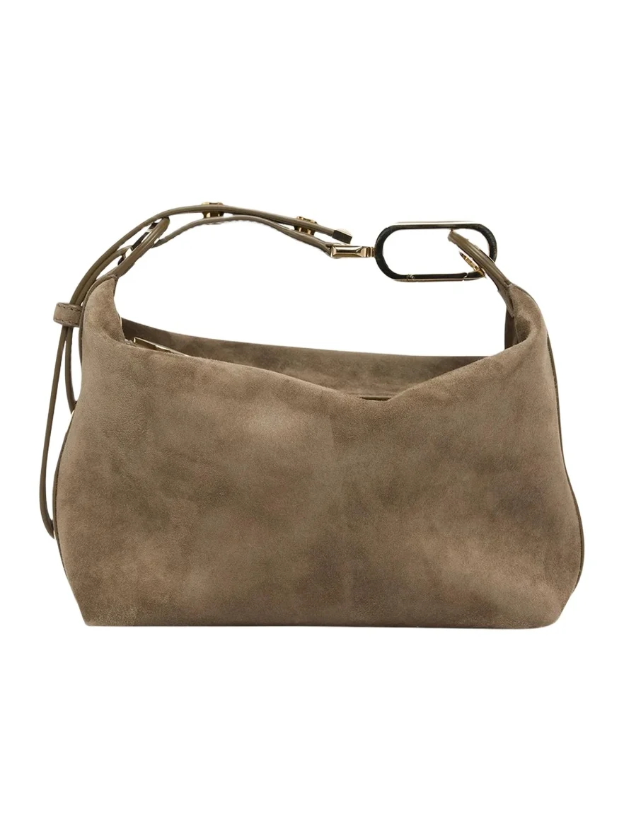 Flo Suede Pouch Bag