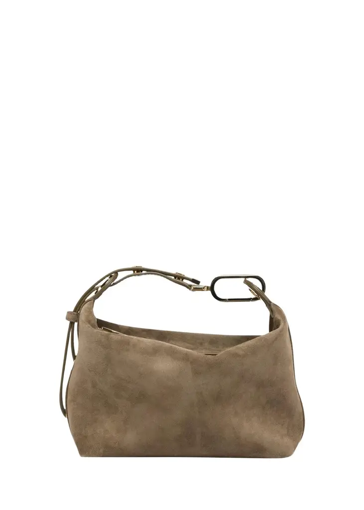 Christian Louboutin Flo Suede Pouch Bag | Image 1 Christian Louboutin Flo Suede Pouch Bag | Image 1