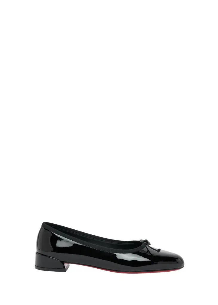 Christian Louboutin Sweetie Jane Patent Leather Ballerina Flats | Image 1 Christian Louboutin Sweetie Jane Patent Leather Ballerina Flats | Image 1