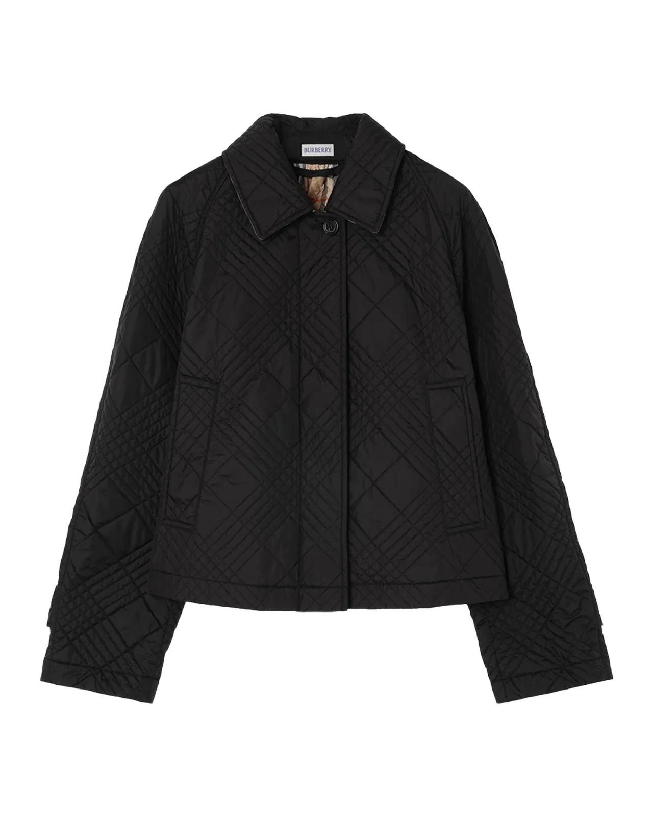 Tiffield Quilted Nylon Crop Jacket Tiffield Quilted Nylon Crop Jacket