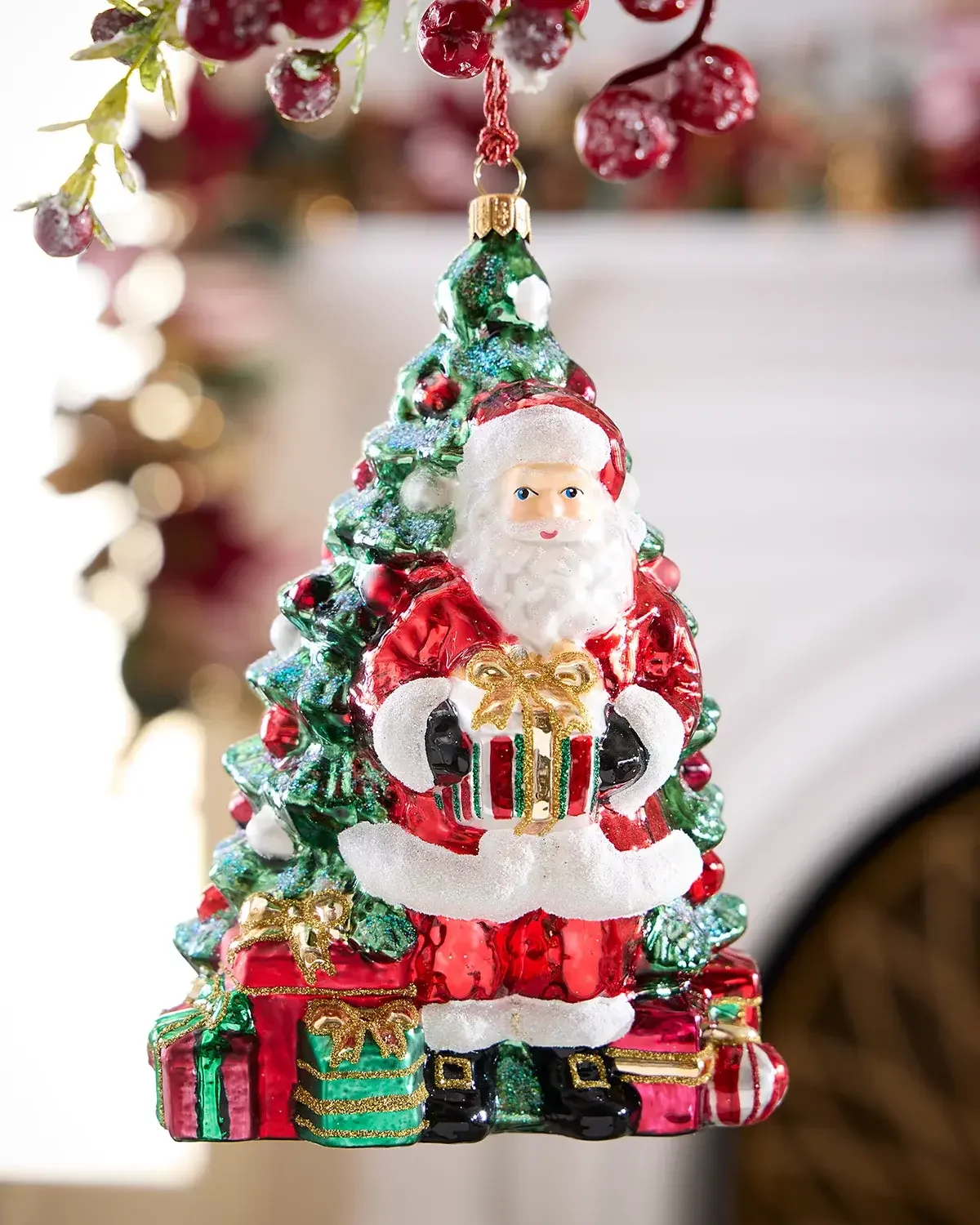 Exclusive With Best Wishes From Santa Christmas Ornament