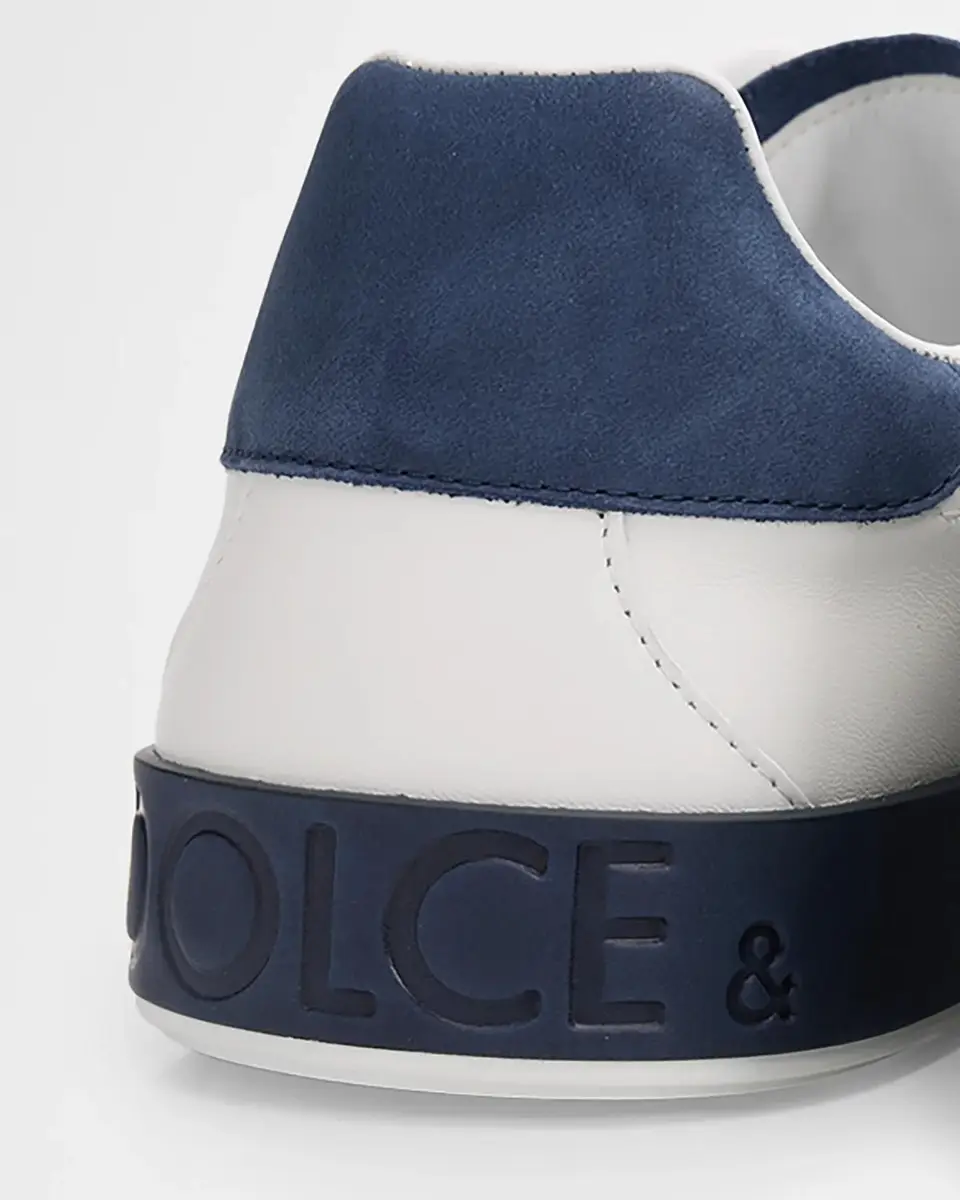 Dolce & Gabbana Men's Portofino Leather Low-Top Sneakers | Thumbnail 3 Dolce & Gabbana Men's Portofino Leather Low-Top Sneakers | Thumbnail 3