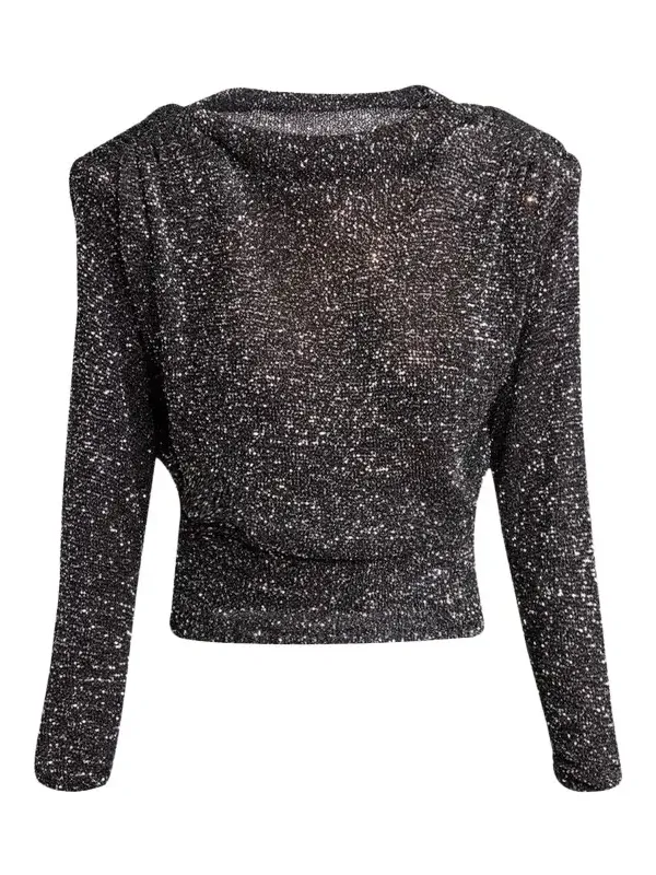 Sequined Dolman-Sleeve Sweater Sequined Dolman-Sleeve Sweater