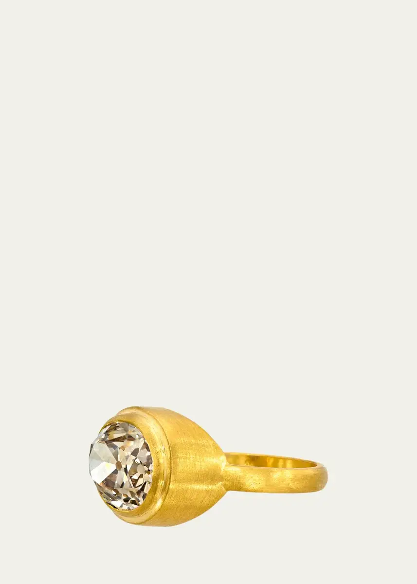 DARIUS One-of-a-Kind 18K Orange-Brown Diamond Ziggurat Ring | Thumbnail 2 DARIUS One-of-a-Kind 18K Orange-Brown Diamond Ziggurat Ring | Thumbnail 2