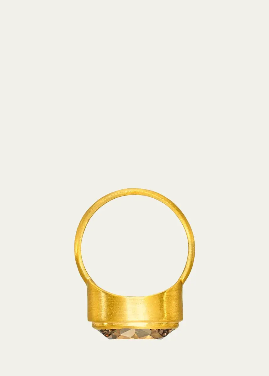 DARIUS One-of-a-Kind 18K Orange-Brown Diamond Ziggurat Ring | Thumbnail 4 DARIUS One-of-a-Kind 18K Orange-Brown Diamond Ziggurat Ring | Thumbnail 4