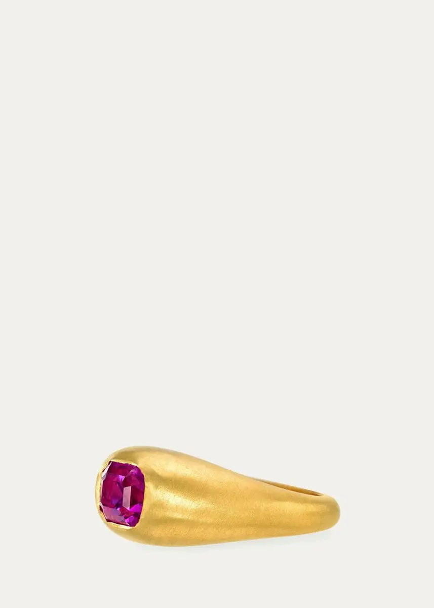 DARIUS One-of-a-Kind 18K Emerald-Cut Pink Sapphire Ring | Thumbnail 3 DARIUS One-of-a-Kind 18K Emerald-Cut Pink Sapphire Ring | Thumbnail 3
