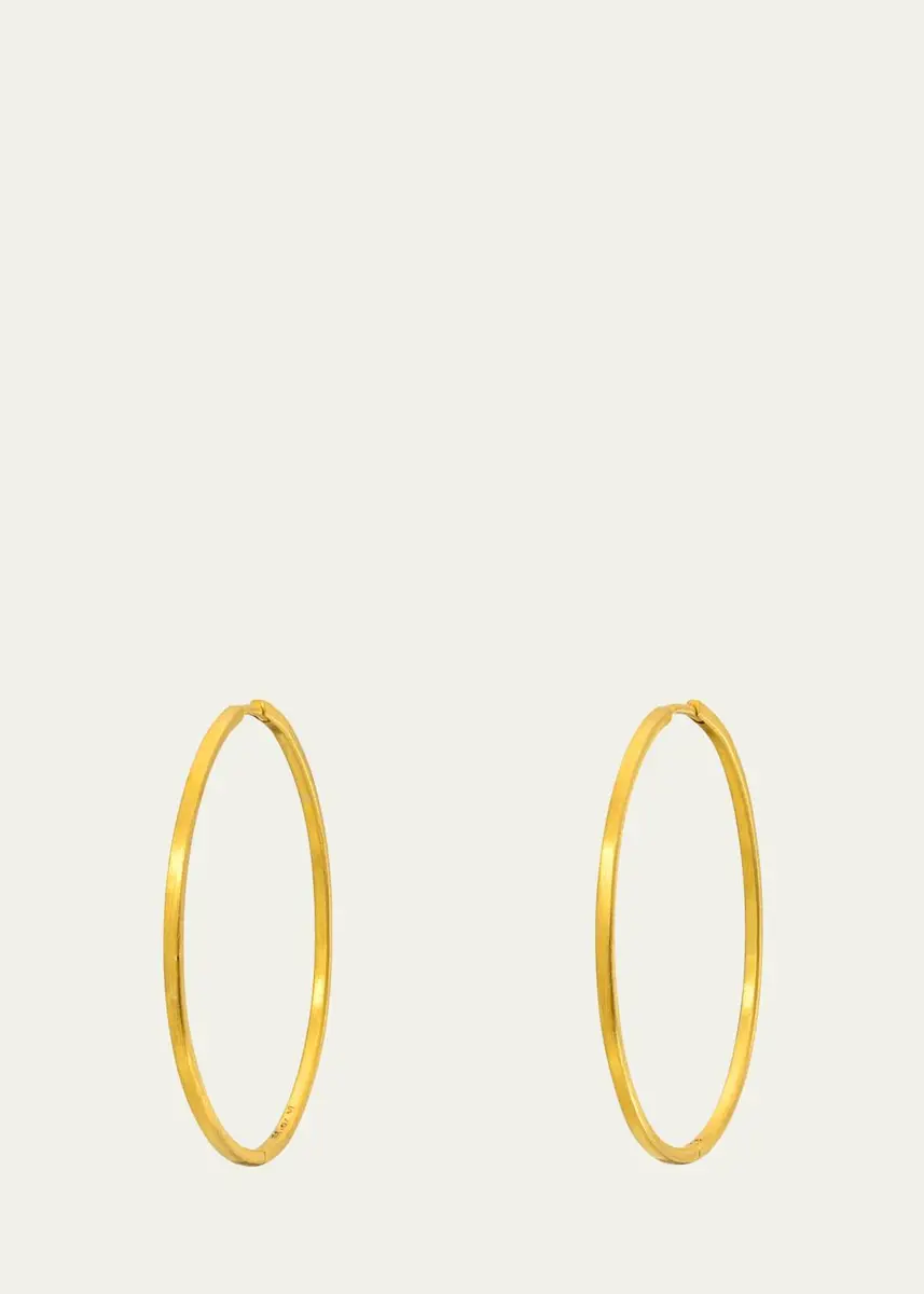 DARIUS 18K Fairy Hoop Earrings, 36mm | Thumbnail 2 DARIUS 18K Fairy Hoop Earrings, 36mm | Thumbnail 2