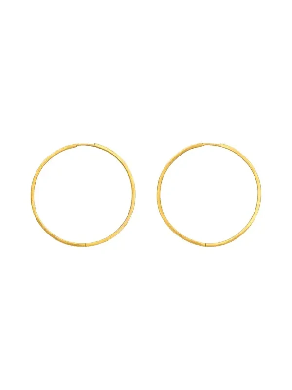 DARIUS 18K Fairy Hoop Earrings, 36mm