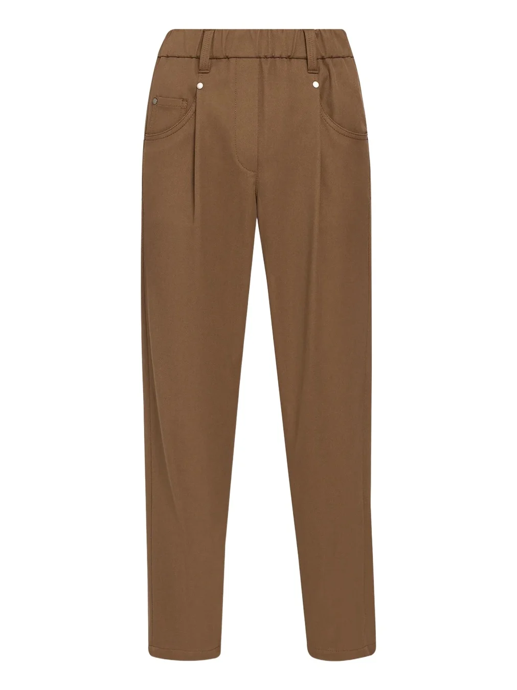 Cotton Straight-Leg Ankle Pull-On Pants Cotton Straight-Leg Ankle Pull-On Pants