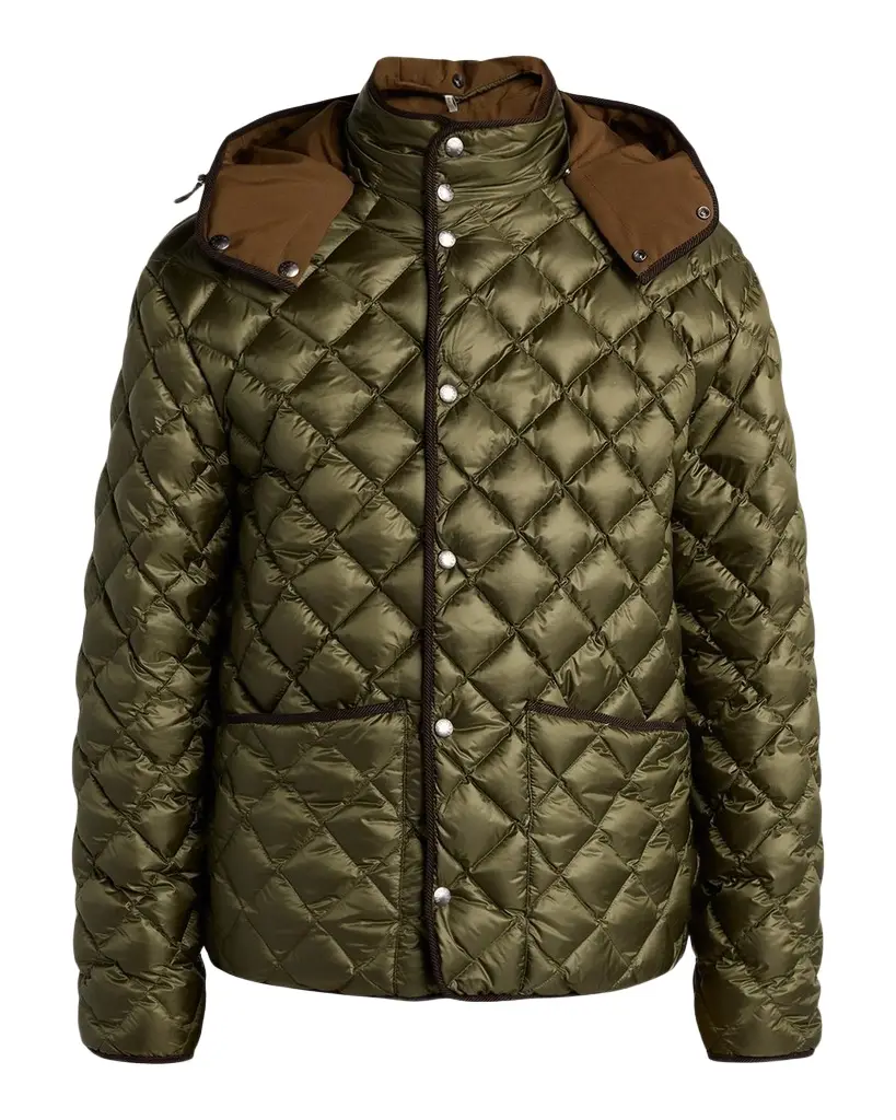 Moncler Men's Venserre Quilted Nylon Down Jacket | Image 1 Moncler Men's Venserre Quilted Nylon Down Jacket | Image 1