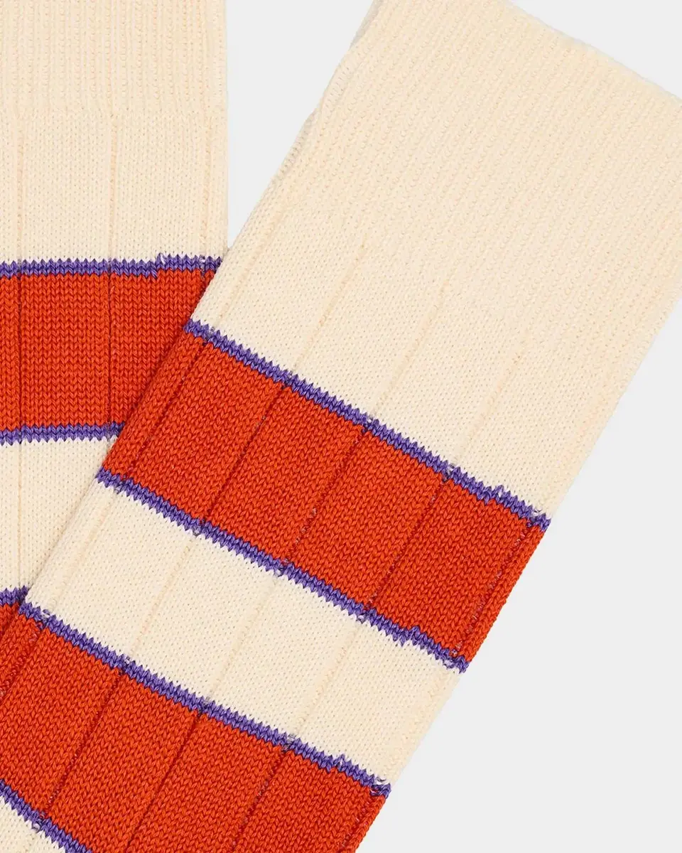 Paul Smith Men's Kennedy Contrast-Stripe Crew Socks | Thumbnail 2 Paul Smith Men's Kennedy Contrast-Stripe Crew Socks | Thumbnail 2