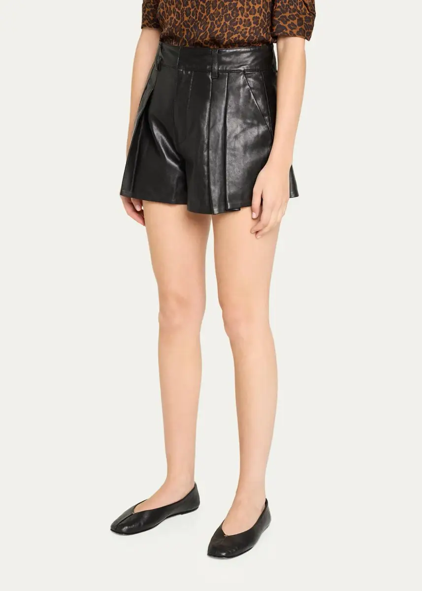 Frame The Leather Structural Shorts | Thumbnail 4 Frame The Leather Structural Shorts | Thumbnail 4