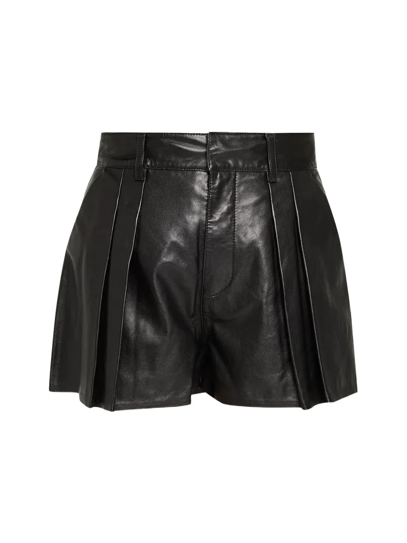 The Leather Structural Shorts