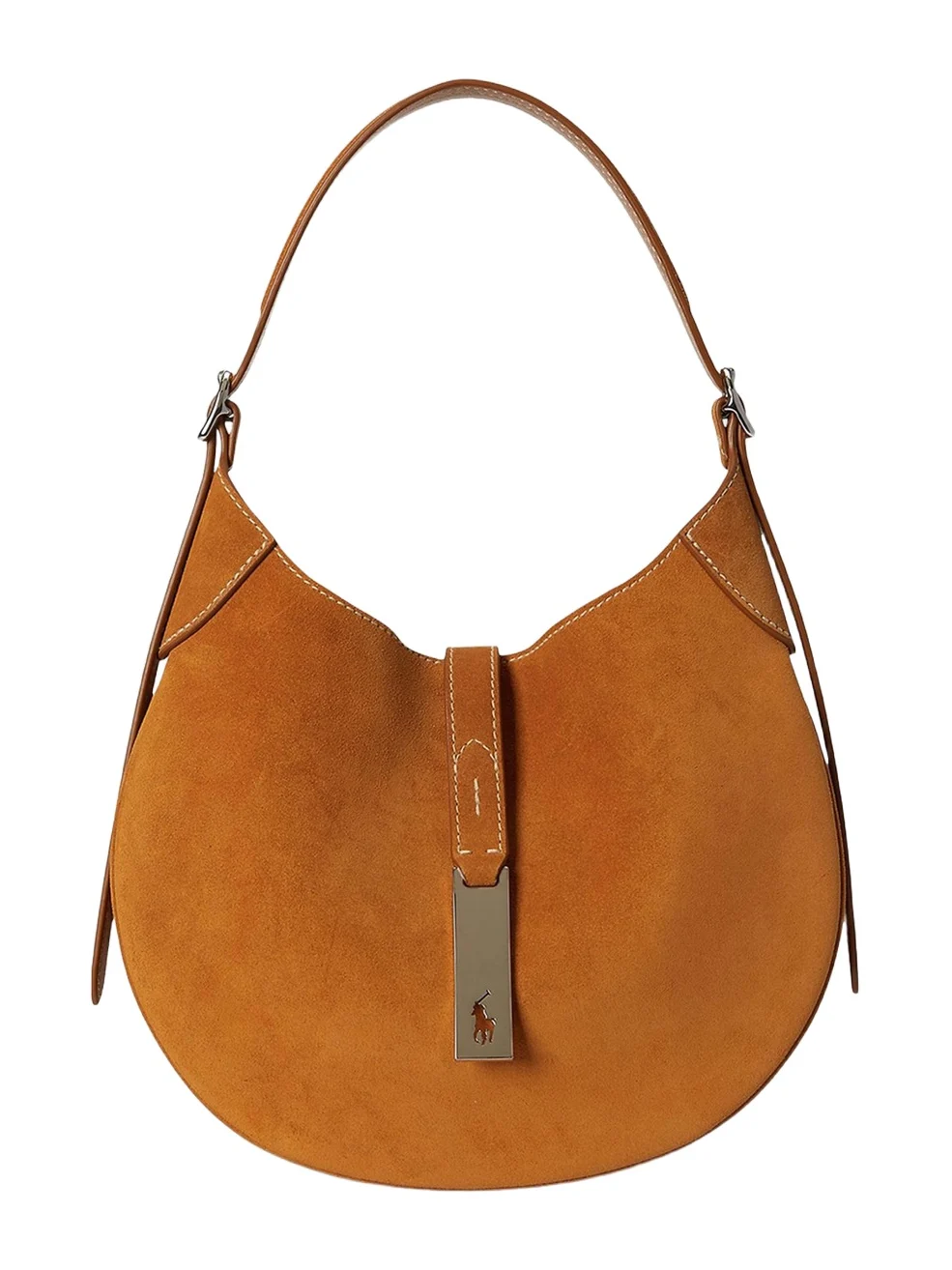 Polo Ralph Lauren Polo ID Small Suede Shoulder Bag