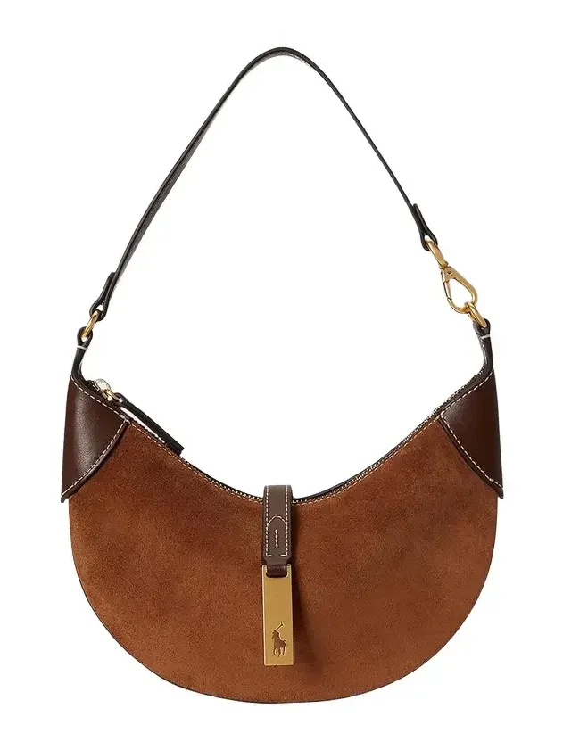 Polo ID Mini Suede Shoulder Bag