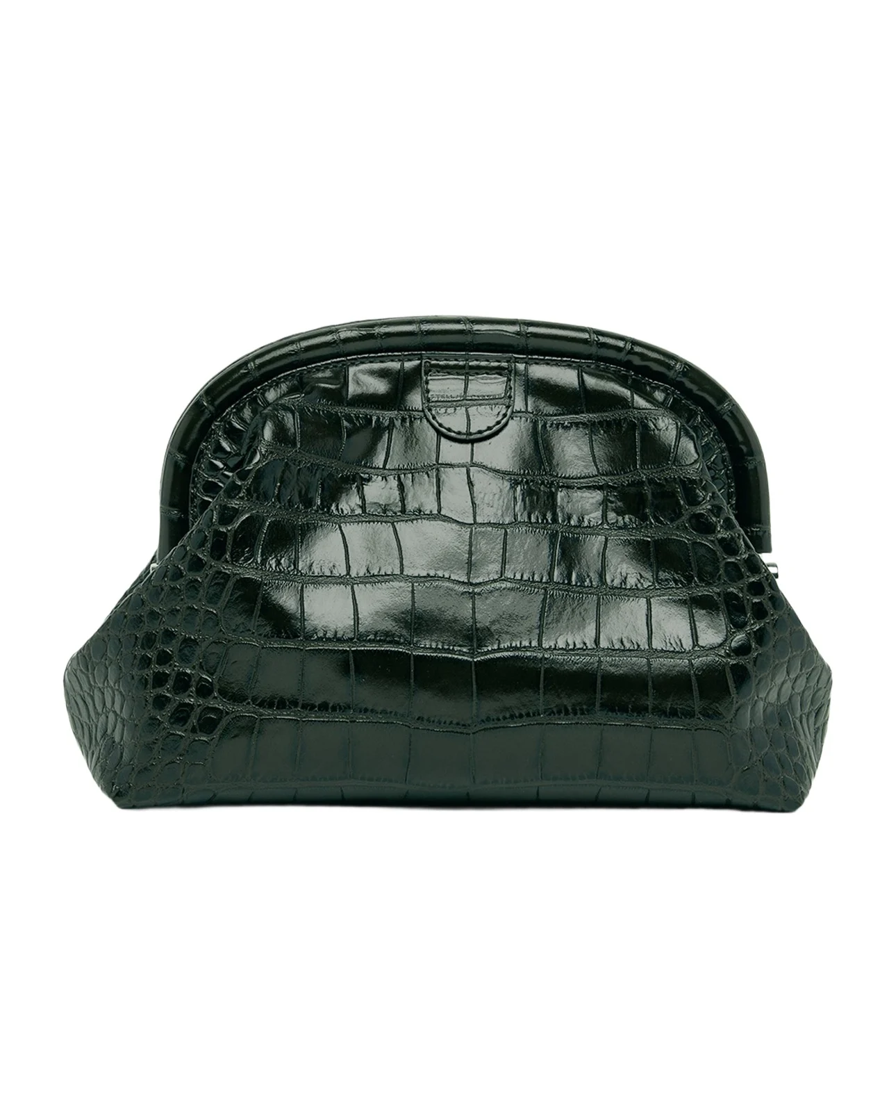 Stella McCartney Falabella Croc-Embossed Clutch