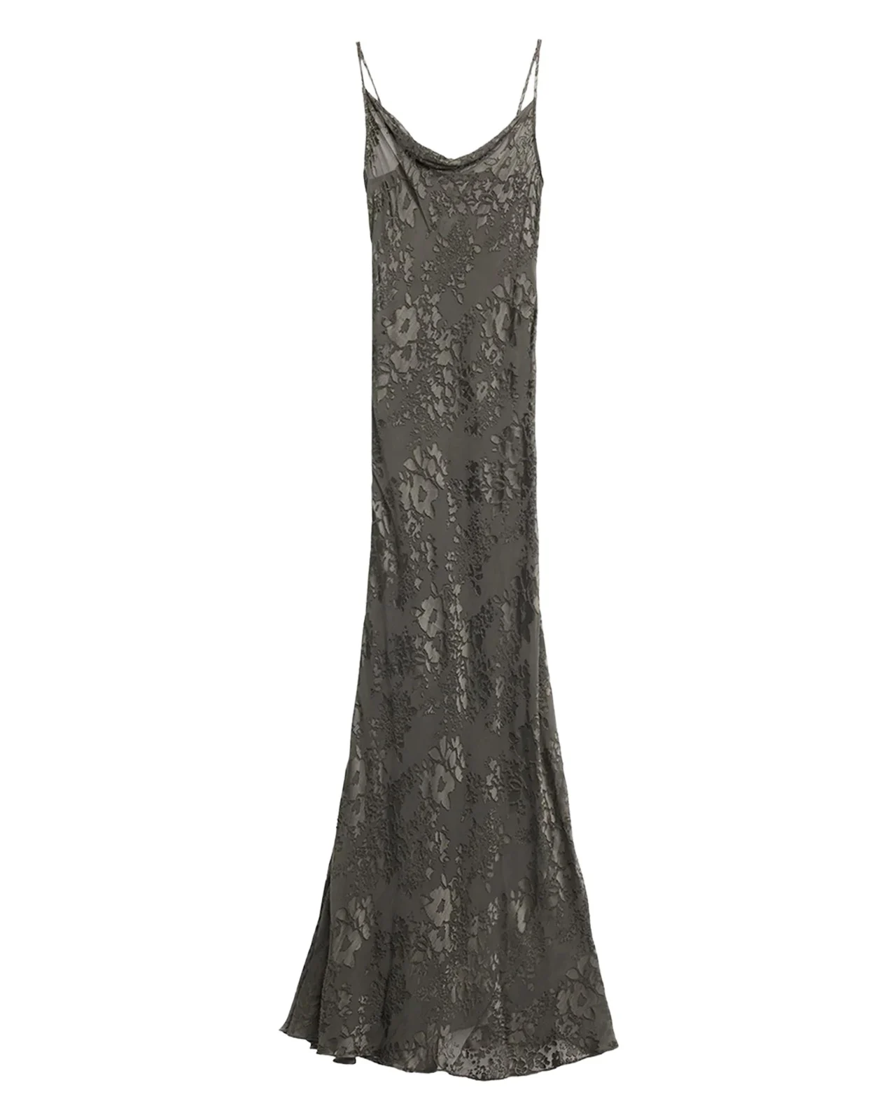 Christine Burnout Satin Gown Christine Burnout Satin Gown