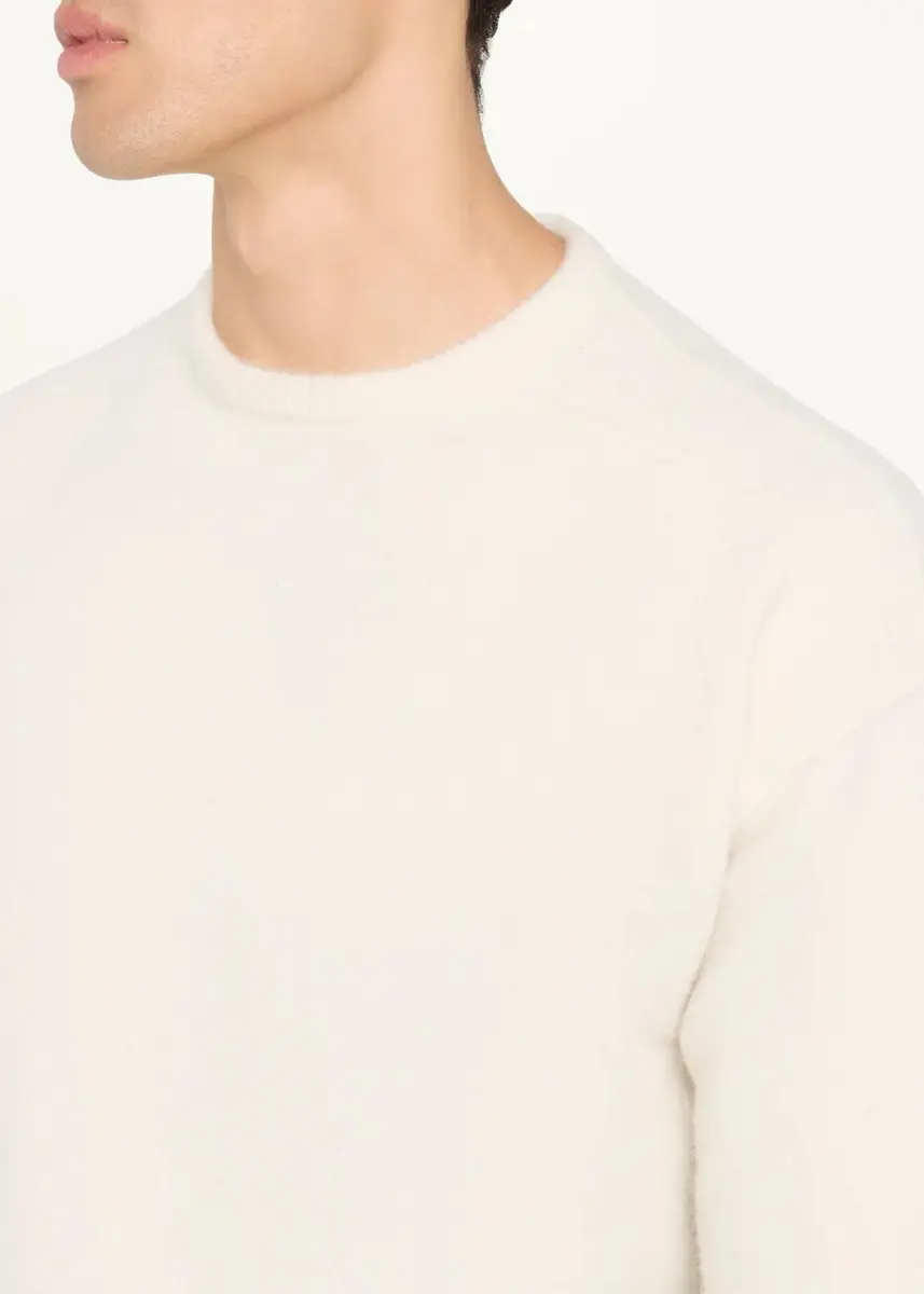 Rick Owens Men's Wool-Blend Cropped Crewneck Sweater | Thumbnail 5