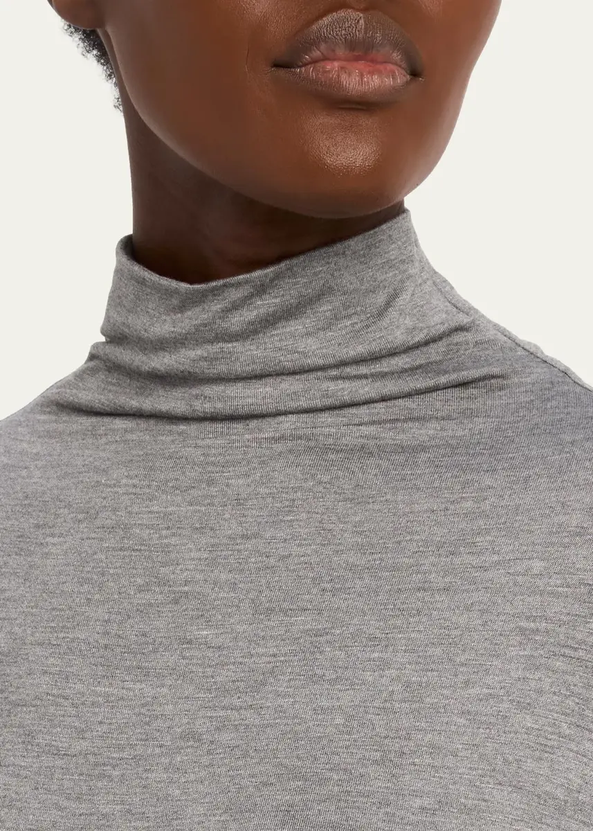 Lafayette 148 New York Veda Jersey Turtleneck Top | Thumbnail 5 Lafayette 148 New York Veda Jersey Turtleneck Top | Thumbnail 5