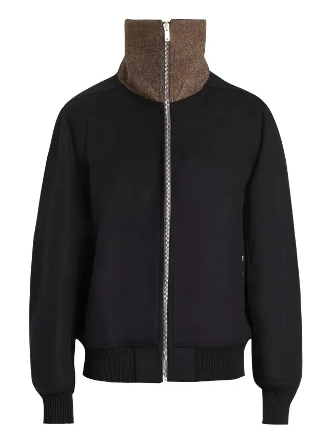 Men's Wool Melton Bomber Jacket Men's Wool Melton Bomber Jacket