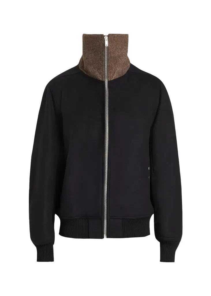 Men's Wool Melton Bomber Jacket Men's Wool Melton Bomber Jacket