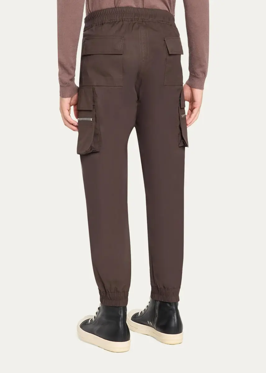 Rick Owens Men's Drawstring Cargo Joggers | Thumbnail 3 Rick Owens Men's Drawstring Cargo Joggers | Thumbnail 3