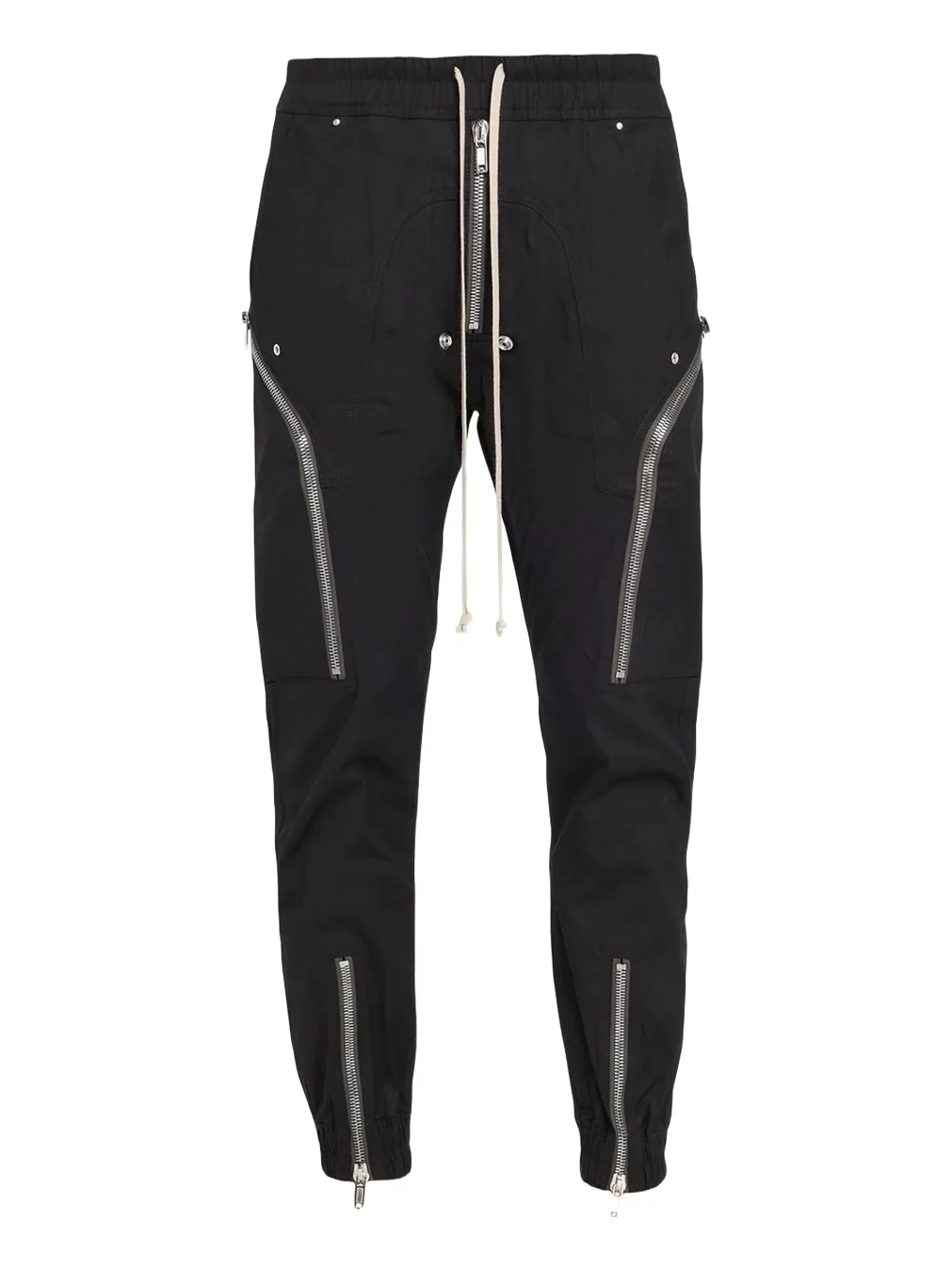 Rick Owens Men's Zipped-Trim Drawstring Joggers