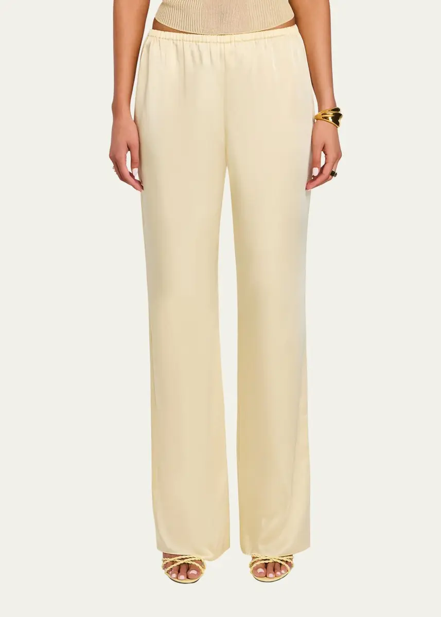 SEROYA Lillian Satin Pants | Thumbnail 4 SEROYA Lillian Satin Pants | Thumbnail 4
