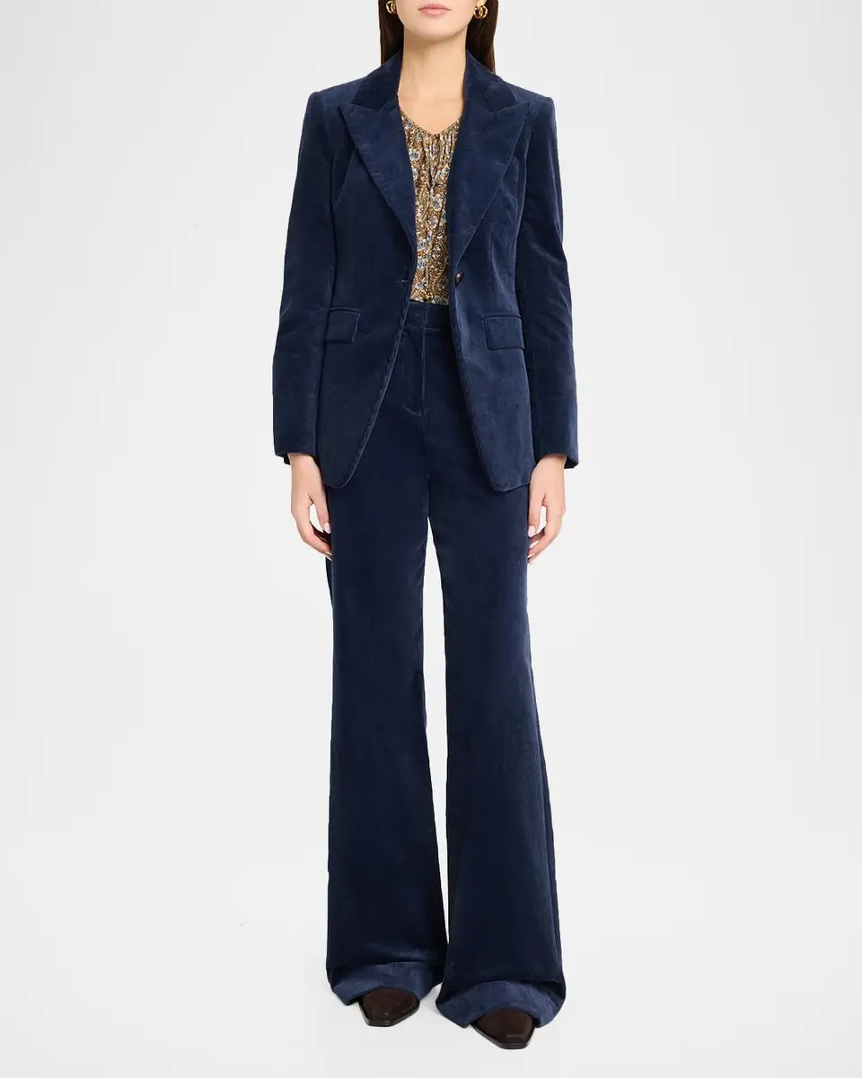 Veronica Beard Holt Corduroy Flare Pants | Thumbnail 2 Veronica Beard Holt Corduroy Flare Pants | Thumbnail 2
