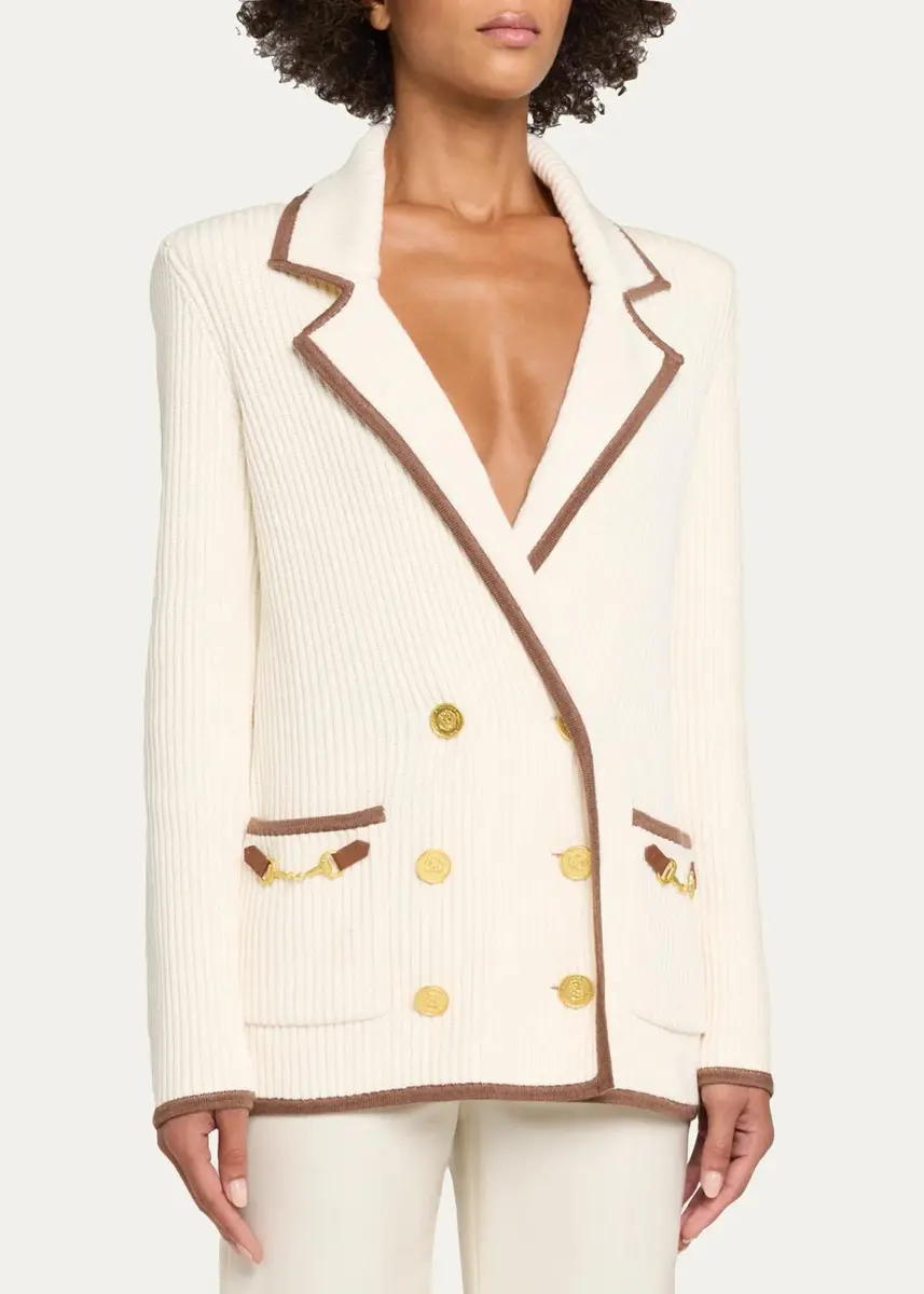 L'Agence Ranch Knit Blazer | Thumbnail 4 L'Agence Ranch Knit Blazer | Thumbnail 4
