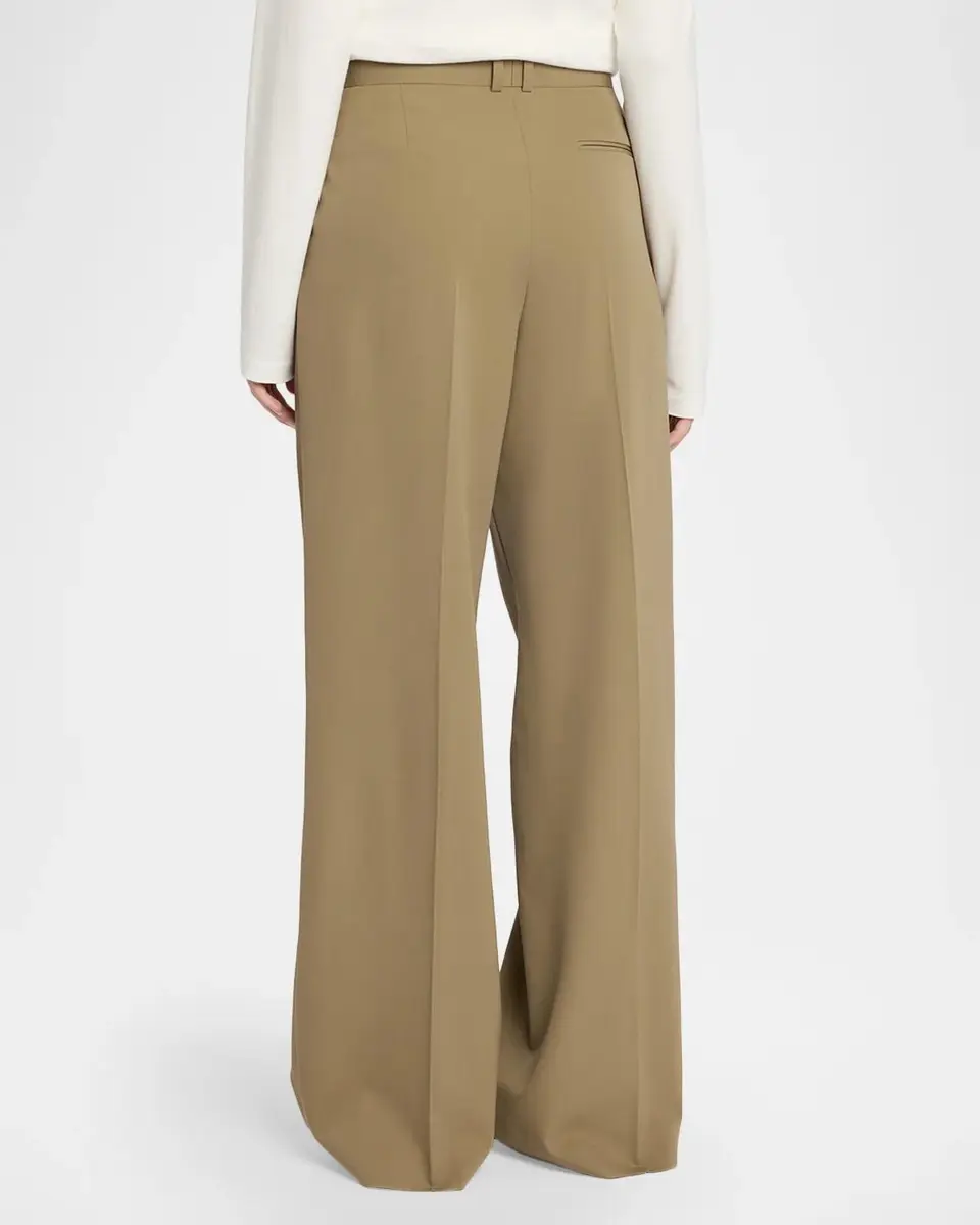 The Row Daniela Pleated Wool Wide-Leg Pants | Thumbnail 3