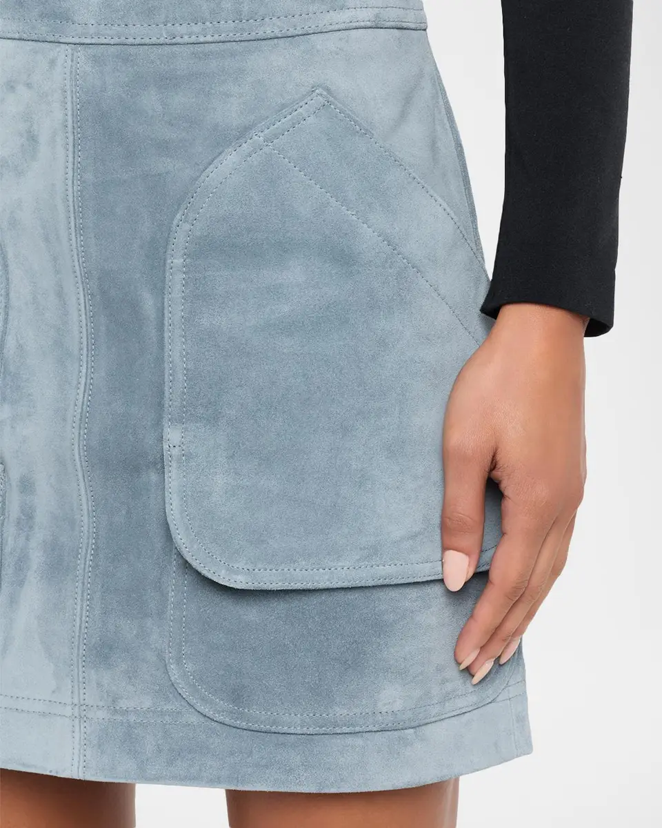 Veronica Beard Norwood Suede Mini Skirt | Thumbnail 5 Veronica Beard Norwood Suede Mini Skirt | Thumbnail 5
