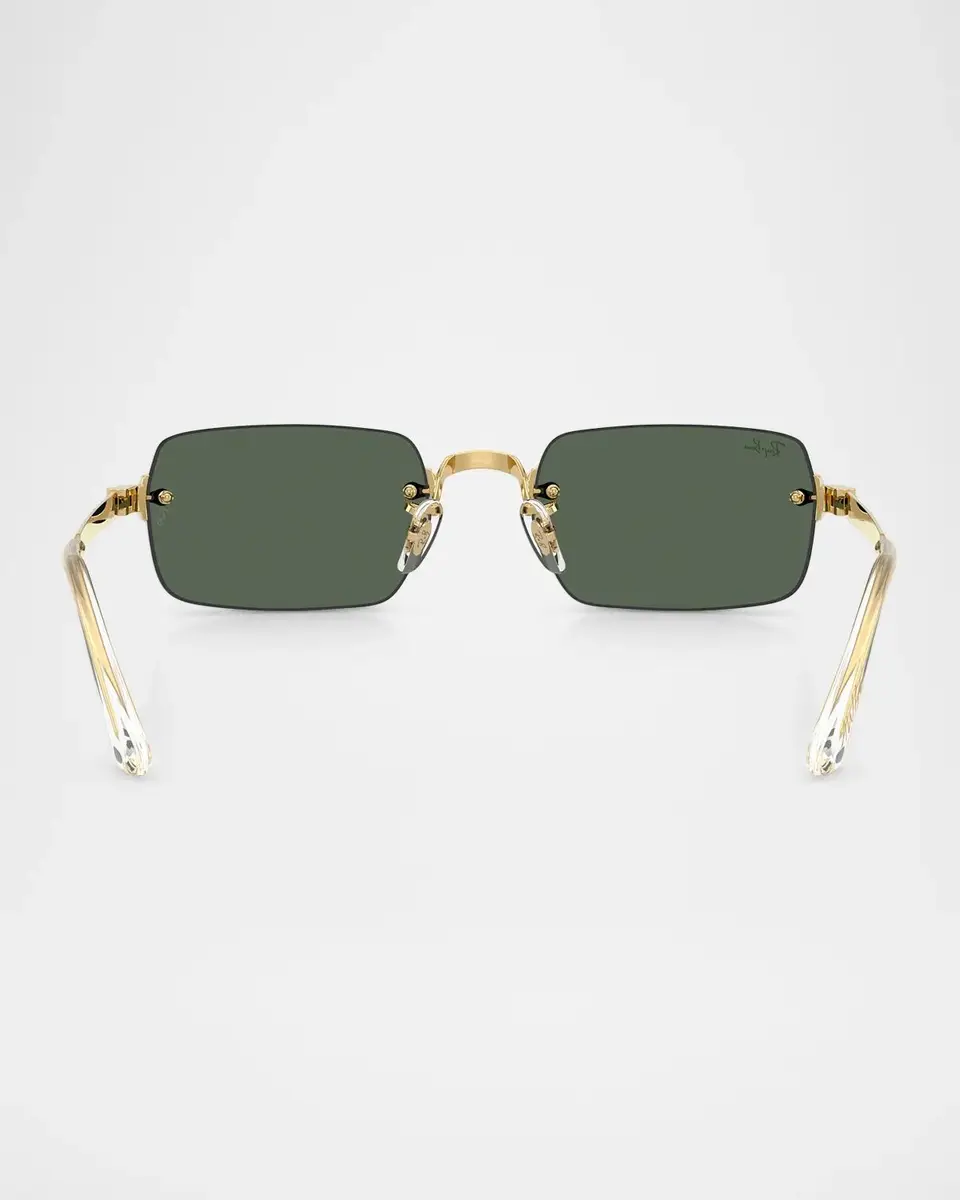 Ray-Ban x A$AP Rocky Men's Rb3928 Rimless Metal Rectangle Sunglasses | Thumbnail 3 Ray-Ban x A$AP Rocky Men's Rb3928 Rimless Metal Rectangle Sunglasses | Thumbnail 3