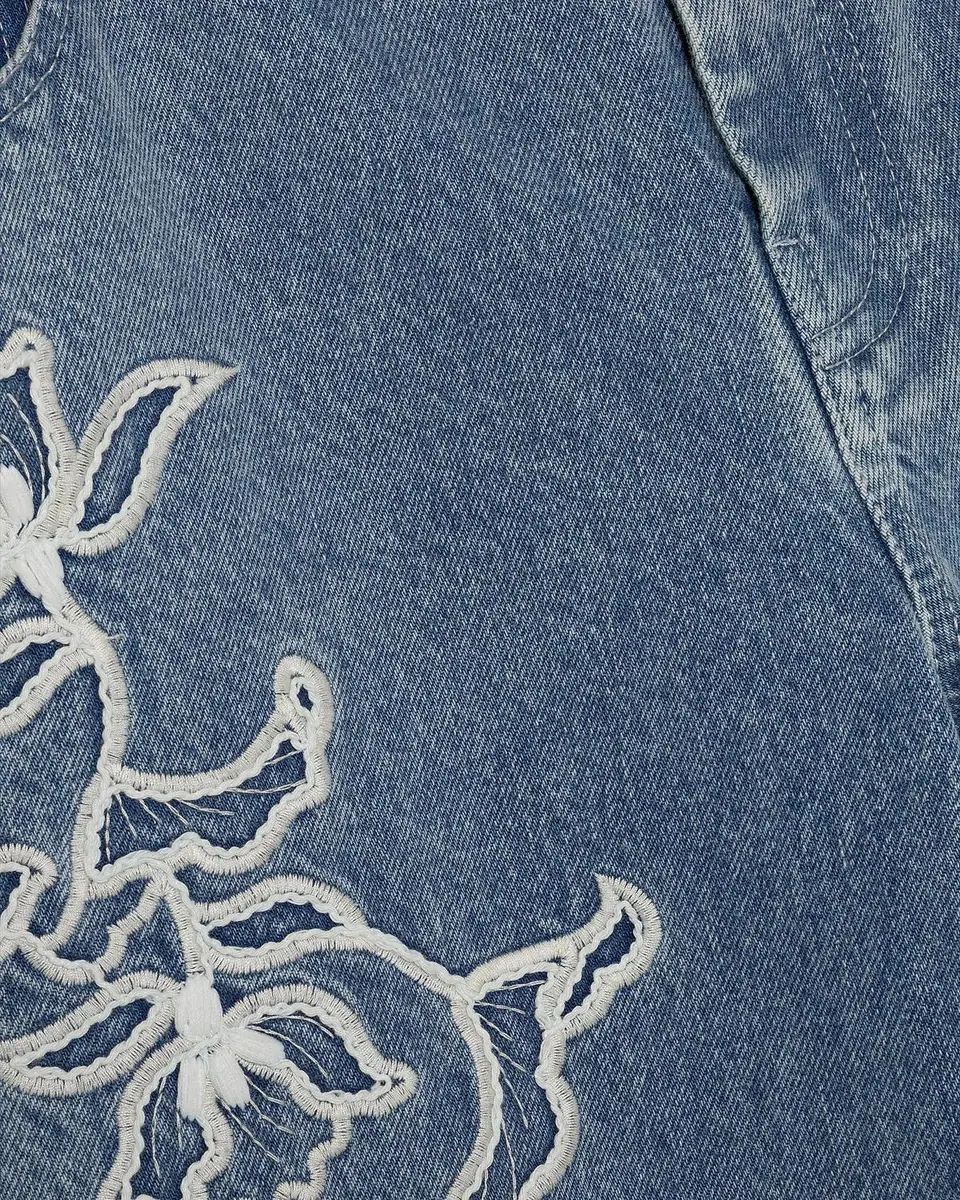 Simkhai Porter Embroidered Wide-Leg Jeans | Thumbnail 6 Simkhai Porter Embroidered Wide-Leg Jeans | Thumbnail 6
