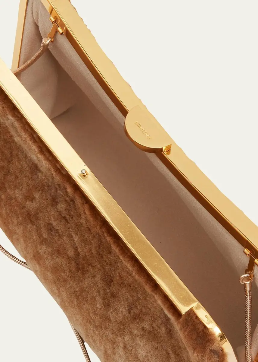 Simkhai Solange Shearling Clutch | Thumbnail 3 Simkhai Solange Shearling Clutch | Thumbnail 3