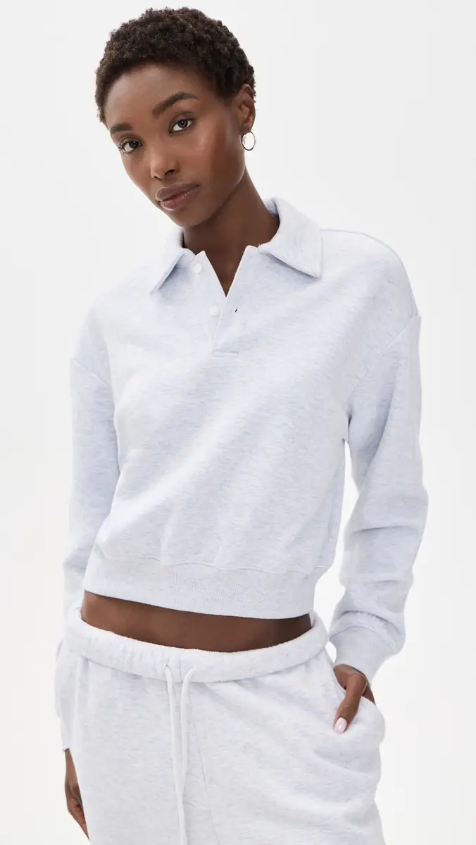 Skims Polo Sweatshirt | Thumbnail 2