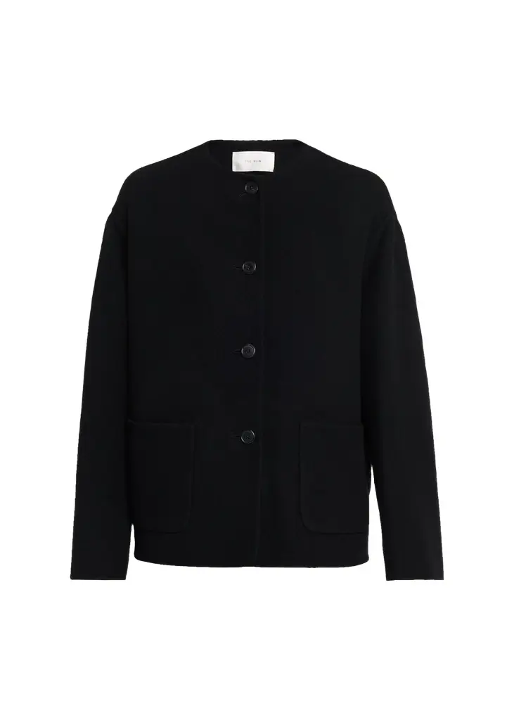 The Row Quintus Wool-Cashmere Single-Breasted Jacket | Image 1 The Row Quintus Wool-Cashmere Single-Breasted Jacket | Image 1